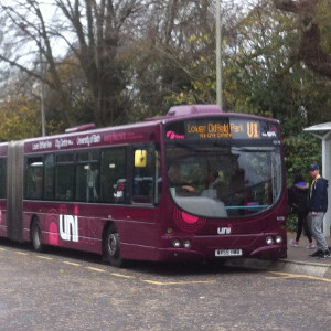 University of Bath bus stop.